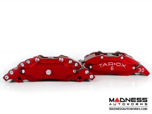 FIAT 500 Brake Upgrade Kit - Tarox 6 Pot Brake Conversion Kit - Red - Sport Series FIAT 500 Brake Upgrade Kit - Tarox 6 Pot Brake Conversion Kit - Red - Sport Series